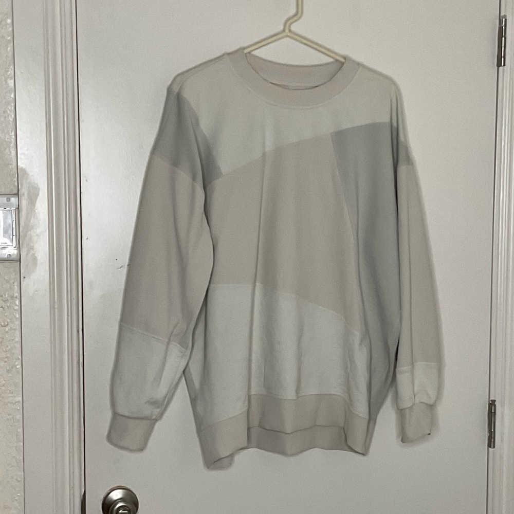 Lululemon Perfectly Oversized Patchwork Crew Swea… - image 3